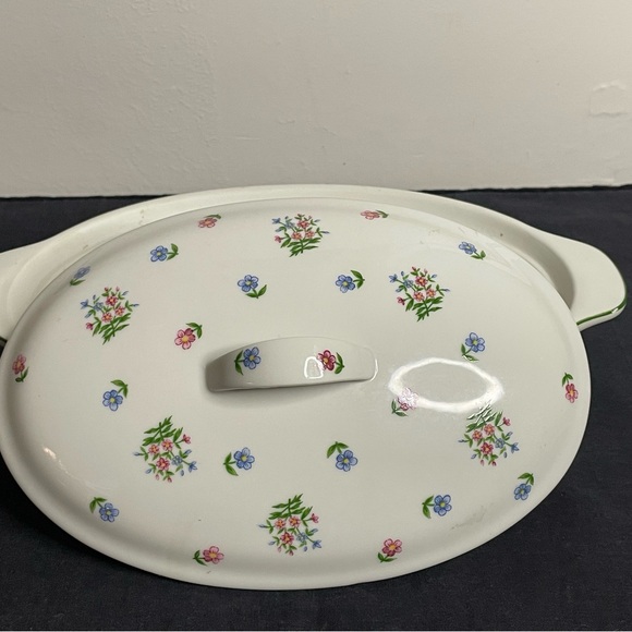 Floral Ceramic Casserole Dish - Picture 3 of 5